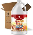 Antibacterial Hand Soap - Pumpkin Spice Moisturizing Pearlized Liquid Hand Wash - Case of Four 1 Gallon (128 oz.) Bulk Refill Jugs.[Total 512oz] Pumpkin Spice Scented. Non-toxic. Made in the USA.