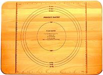 Catskill Craftsmen 22-Inch Perfect Pastry Cutting Board with Rounded Corners and Reverse Groove
