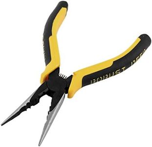 sourcingmap® 6-inch Long Nonslip Rubber Handle Spring Loaded Cutter Needle Nose Plier