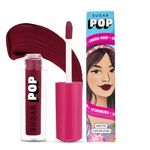 SUGAR POP Matte Lipcolour 19 Cranberry - 1.6 ml - Richly Pigmented | Super Matte | Lasts 8+ hours | Non-Drying