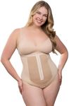 Bellefit Cheekster Postpartum Recovery Compression Corset Cheeky Shapewear (XXX-Large) Beige