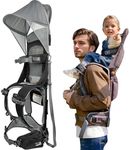 WIPHA Hiking Backpack Carrier,Lightweight Toddler Shoulder Carrier with Sun Shade, Saddle Toddler Backpack Carrier for Kids 6 Months to 4 Years Old