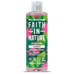 Faith In Nature Natural Dragon Fruit Shampoo, Revitalising for Oily Hair & Scalp, Vegan & Cruelty Free, No SLS, Silicones or Parabens, 400ml