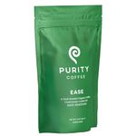 Purity Coffee EASE Dark Roast Low Acid Organic Coffee - Organic Specialty Grade Arabica Whole Bean Coffee - 12 oz Bag