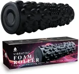 PURSONIC Vibrating Foam Roller – Deep Tissue Massage for Muscle Recovery – 5 Intensity Levels, USB Rechargeable, Durable & Lightweight Design