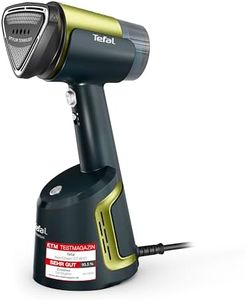 Tefal Aero Steam Dampfglätter – 1400W, Keramik-Bügelsohle, 20 g/Min. Dampf, 3 Modi & Turbo-Saugfunktion, 100 ml abnehmbarer Tank, schnelle faltenfreie Ergebnisse, für Kleidung & Textilien, Blau/Grün
