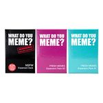 WHAT DO YOU MEME? The Ultimate Expansion Pack Bundle - Adult Card Games for Game Night