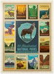 National Parks Collector Series - Edition 5, Vintage Poster - Premium 1000 Piece Jigsaw Puzzle for Adults