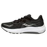 Saucony Women's Omni 20 Running Shoe, Black/White, 9.5