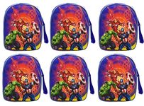 Asera 6 Pcs Big Size Bag/Picnic Bag Cartoon Theme Gift Bags for Kids Birthday Return Gifts (Avengers)