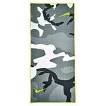Nike Caddy Golf Towel, Anthracite/Volt