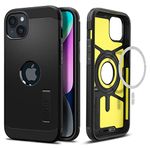 Spigen Tough Armor Magfit Back Cover Case Compatible with iPhone 14 Plus (TPU + Poly Carbonate | Black)