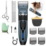 Gooad Cat Clippers for Matted Hair, Cat Grooming Kit, Cordless Cat Shaver for Long Hair, Low Noise Paw Trimmer, Cat Hair Trimmer for Grooming,Quiet Pet Hair Clippers Tools for Cats Dogs (Blue)