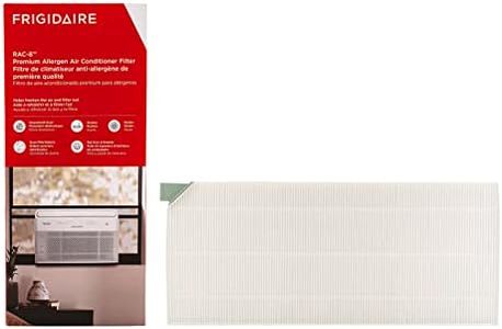 Frigidaire FRPARAC8 PureAir® RAC-8 Premium Allergen Air Filter Replacement for Window ACs - Effective for Dust, Pollen, and Pet Dander