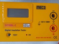 NAAFIE Meco - DIT 99E 1000V-2000MW Digital Insulation Tester With Calibration Certificate & One Years Warranty