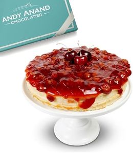 Andy Anand Sugar-Free Cherry Cake 2.9 lbs - Gourmet, Freshly Made, All-Natural Ingredients, No Preservatives, Diabetic-Friendly, Gourmet Gift Boxed Delight