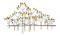 Tree of Life Metal Wall Sculpture - 39 Inches Wide x 24 Inches High Metal Wall Art