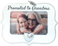 Grandmas First Christmas Ornament Picture Frame - Grandma Ornament - Easy to Personalize at Home - Comes in a Gift Box for Giving (2023)