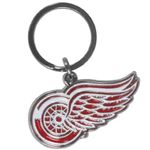 Siskiyou NHL Sports Fan Shop Detroit Red Wings Chrome & Enameled Key Chain One Size Team Colors