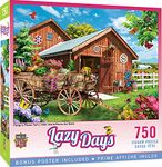 Masterpieces 750 Piece Jigsaw Puzzle for Adults, Family, Or Kids - Flying to Flower Farm - 18"x24"