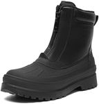 Bruno Marc Men's Insulated Waterproof Snow Boots Warm Winter Outdoor Hiking Work Boot,Black,Size 8.5,SBSB2304M