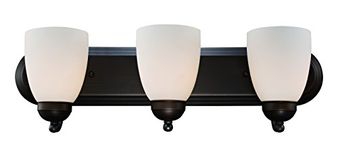 Trans Globe Lighting 3503-1 ROB Clayton Traditional Vanity Bar, 24", Indoor Rubbed Oil Bronze