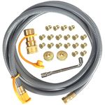 5249 Propane to Natural Gas Conversion Kit Compatible with Black-Stone 28" & 36" Griddles, 3/8" Natural Gas Hose Quick Connect Fitting,Grill Connectors for Patio Heater,Griddle, Outdoor NG/LP