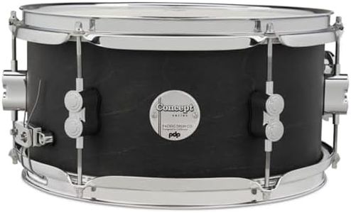 PDP By DW Black Wax Maple Snare Drum 6x12