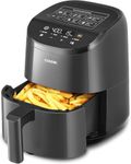 COSORI Air Fryer 2.1 Qt, 4-in-1 Mini Airfryer Oven, Bake, Roast, Reheat, Space-saving & Low-noise, Nonstick and Dishwasher Safe Basket, 97% Less Oil 30 In-App Recipes, Gray