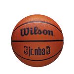 Wilson Basketball, Jr. NBA DRV Plus, Outdoor and Indoor, Size: 6, Brown