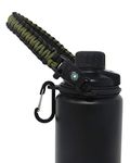 One MissionX Paracord Handle for Yeti Rambler Bottle (Fits 12/18, 26, 36 oz Bottles, Army Green/Comp+Starter)