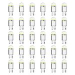 30PCS LED Light Bulb for Car,6000K Super Bright Car Light Bulb for Replacing Dome Lights/Map Lights/Reading Lights/Trunk Lights/License Plate Lights,Standard T10 194 LED Bulb (White)