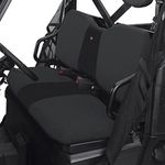 Classic Accessories QuadGear UTV Bench Seat Cover, Fits Polaris Ranger Full Size, 800, 6x6 800, Diesel (2015 models and older), Black