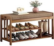 CULOTOL Shoe Bench Rack,Bamboo entr