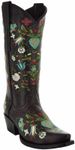 Soto Boots Wildflower Women's Cowgirl Boots M50030 (10.5) Dark Brown