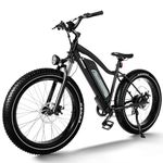 Himiway Cruiser Electric Bike 55Miles Range 48V 15Ah Removable Battery 750W Mountain E-Bike for Adults, 25MPH 26" x 4" Fat Tire Electric Bicycle 7 Speed