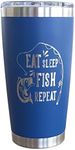 Eat Sleep Fish Fishing Coffee Tumbl