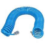 MINSALES� Heavy Duty Industrial Use Polyurethane Pneumatic Air Compressor Tubing PU Hose Tube 5 meter with SP20+PP20-1/4 BSP Pneumatic Quick Fittings Connector Adapter Plumbing Parts Hose Pipe