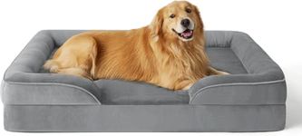 Cutepups Orthopedic Dog Bed Comfortable Dog Mattress for Sleeping, Washable pet Bed for Dogs (Only Grey, 4XL)
