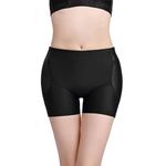 munaafi Hip Lifter Enhancer Pads Underwear Shapewear Lace Padded Control Panties Shaper HIPS Fake Pad Briefs (2XL, Black)