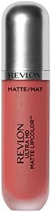 Revlon Ultra HD Mat Lipcolor, Rouge à lèvres Liquide Mat Velouté Léger, tons Rouge/Corail, Flirtation (008), 6 ml
