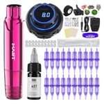 Mast Tattoo Machine Kit Rotary P10 Pen Halo Power Supply Pro Cartridges Needles (TZ367)