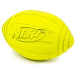 Nerf Dog Ridged Squeaker Football, 7-Inch, Yellow