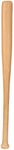 Fun Costumes Adult Plastic Baseball Bat Wood Look Standard Brown