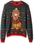 Blizzard Bay Men's Ugly Christmas Sweater Cat, Red/Green, XL