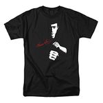 Cotton Soul Bruce Lee Signature Unisex T Shirt, Black, X-Large