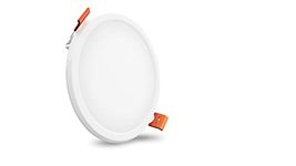 Crompton 5W 3-in-1 Color LED Recessed Round Panel Light_ Pack of 1