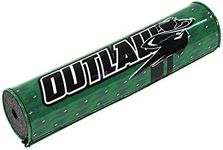 Outlaw Racing ORBP78R Handlebar Cushion Crossbar Pad Red Motorcycle Dirtbike Green