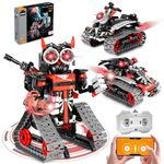 MOJINO STEM Robot Building Kit for Boys 6-12, APP & Remote Control RC Toy for Kids Science LearningDIY Educational Gift Set for Age 6 7 8 9 10 11 12+ Boys & Girls