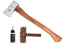 1844 Helko Werk Germany Classic Journeyman Pack Axe - Made in Germany Lightweight and Compact Backpacking Axe and Bushcraft Axe for camping - Head 1.5 lbs, Handle 20 in. (Journeyman) #11441